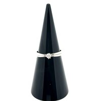 Anello Cianfrone Gioielli Donna Solitario in Oro Diamante 0.10 Ct ANB1162 - ANB1162